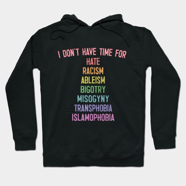 Anti-Bigotry / / Faded-Style Typography Design Hoodie by DankFutura